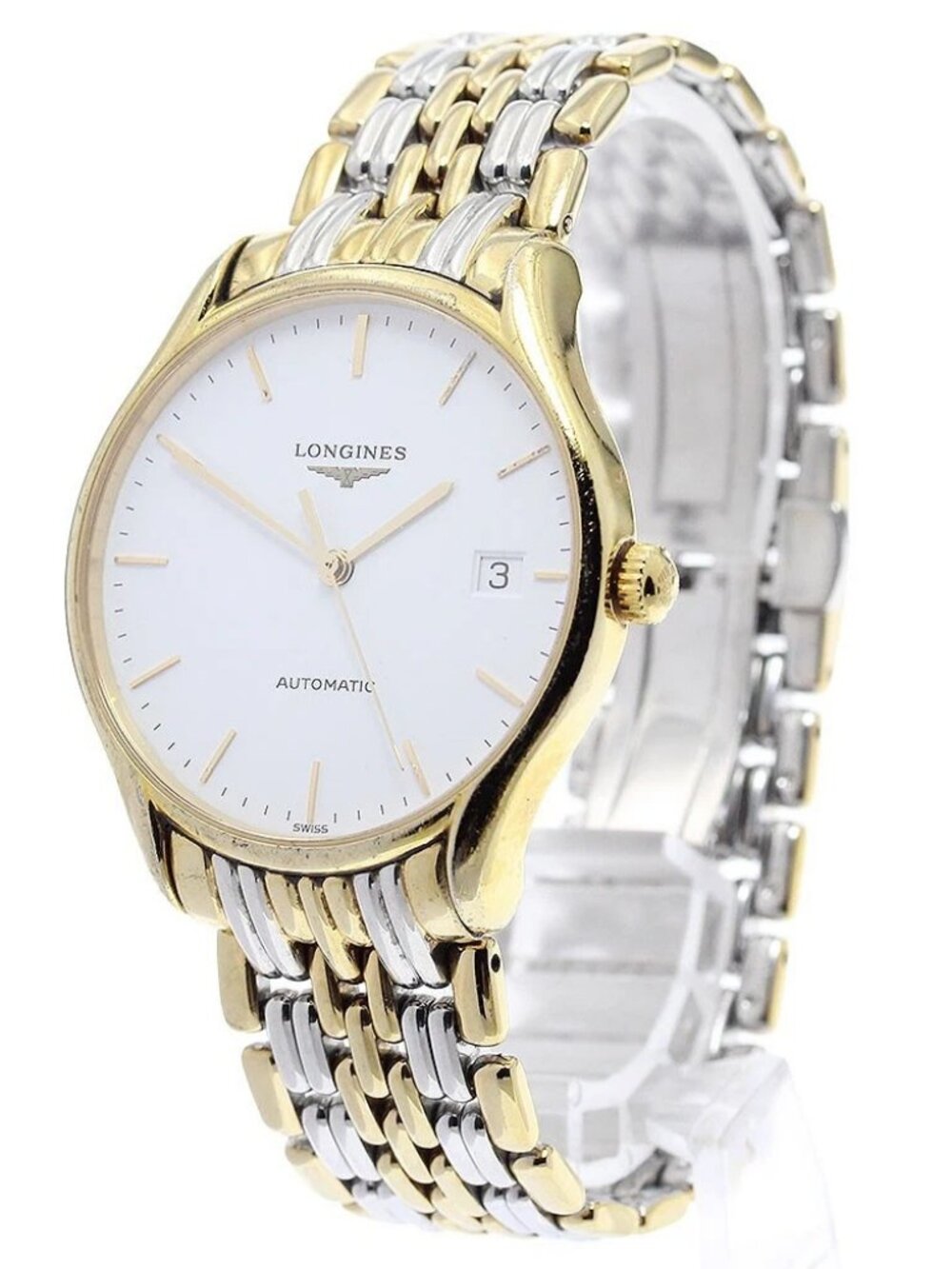 LONGINES reel L4.860.2 Date white Dial Automatic Men's Watch_903313